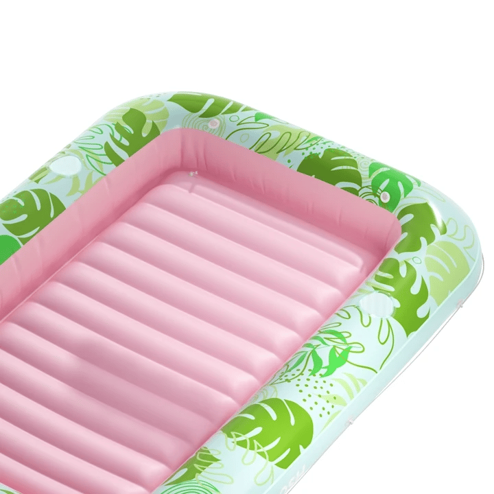 SLOOSH Inflatable Tanning Pool Lounger Float,  Purple-L, 70" × 46"
