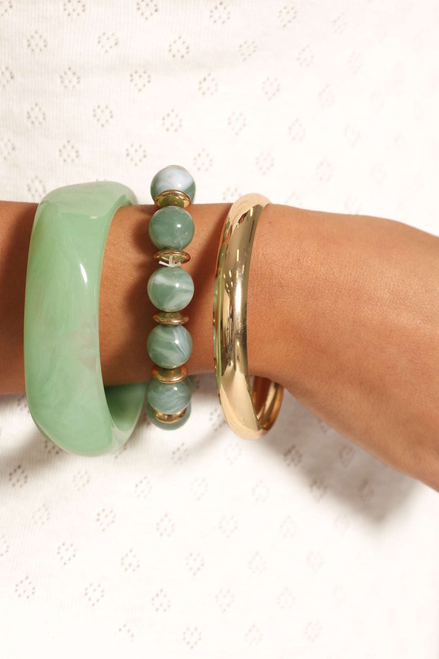 Cassidy Bangle Set - Green