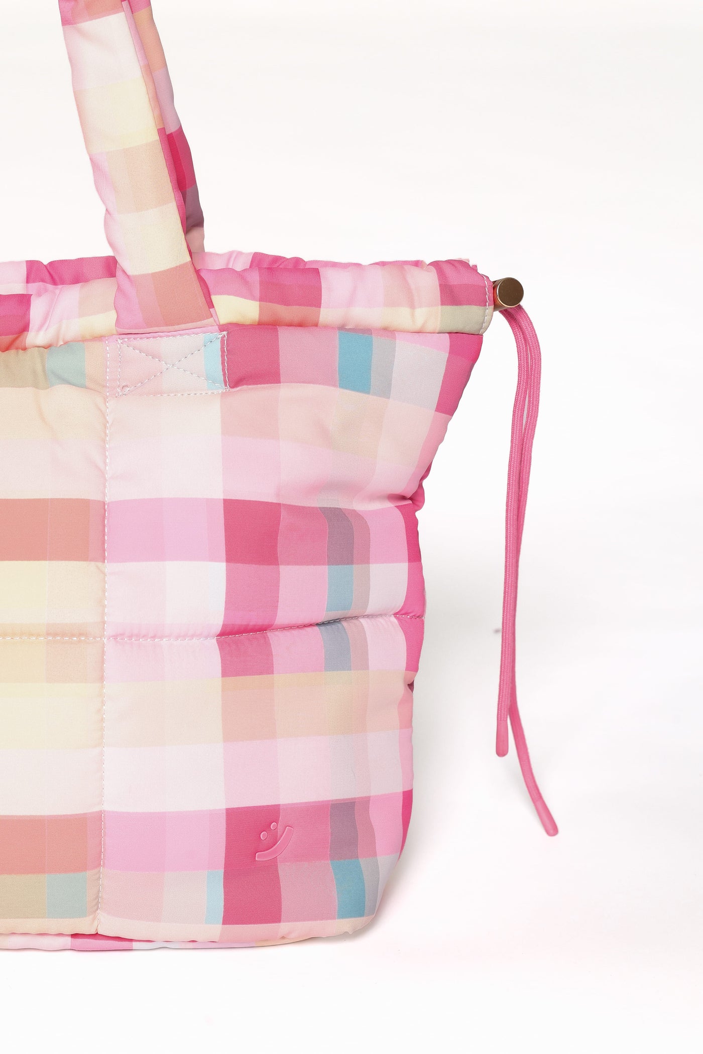 Marshmallow Midi Tote - Pink Picnic Plaid