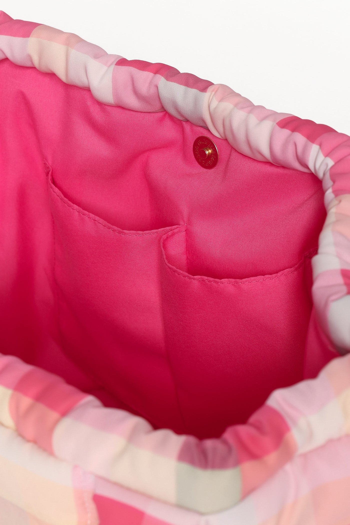 Marshmallow Midi Tote - Pink Picnic Plaid