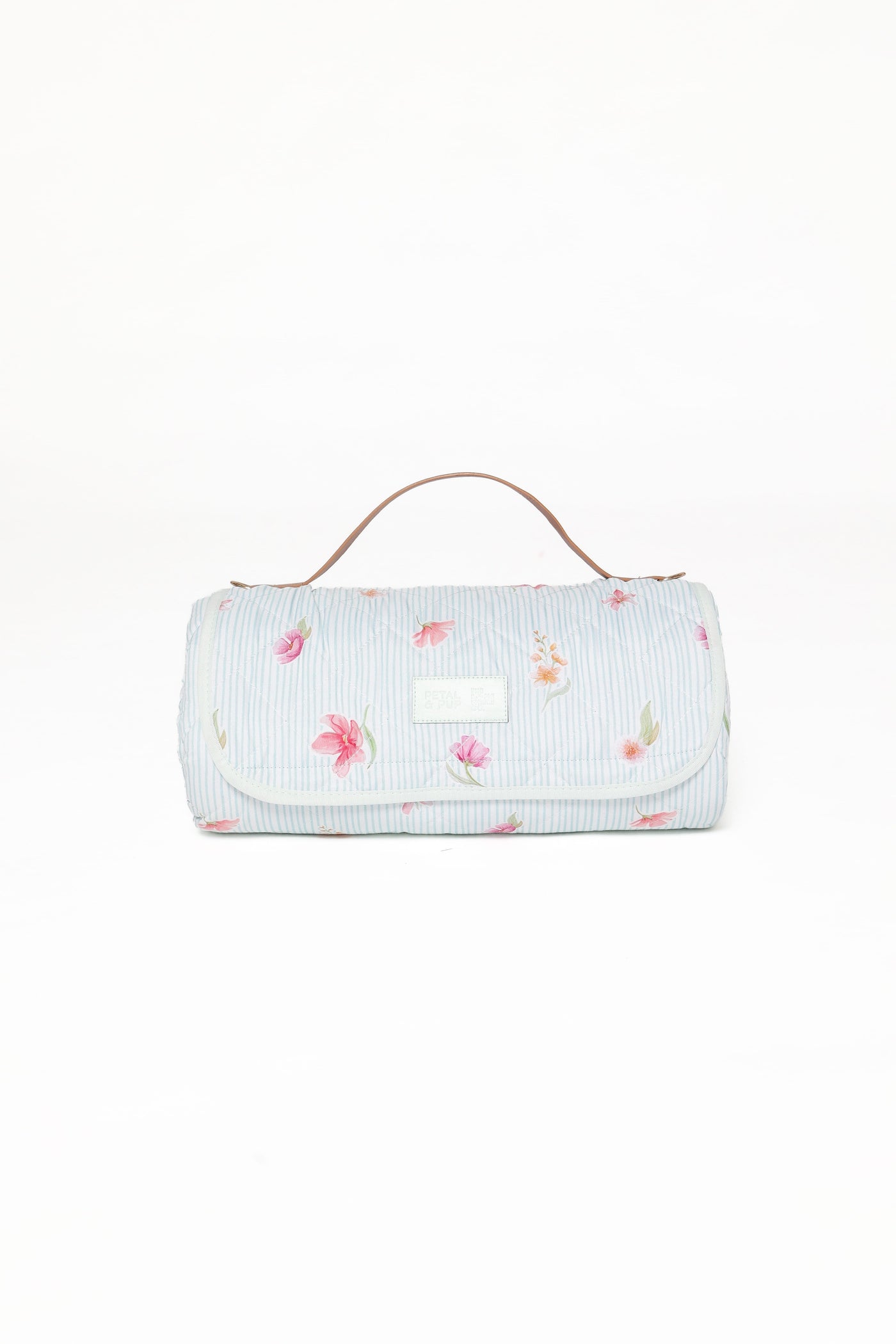 Picnic Rug - Blue Garden Stripe