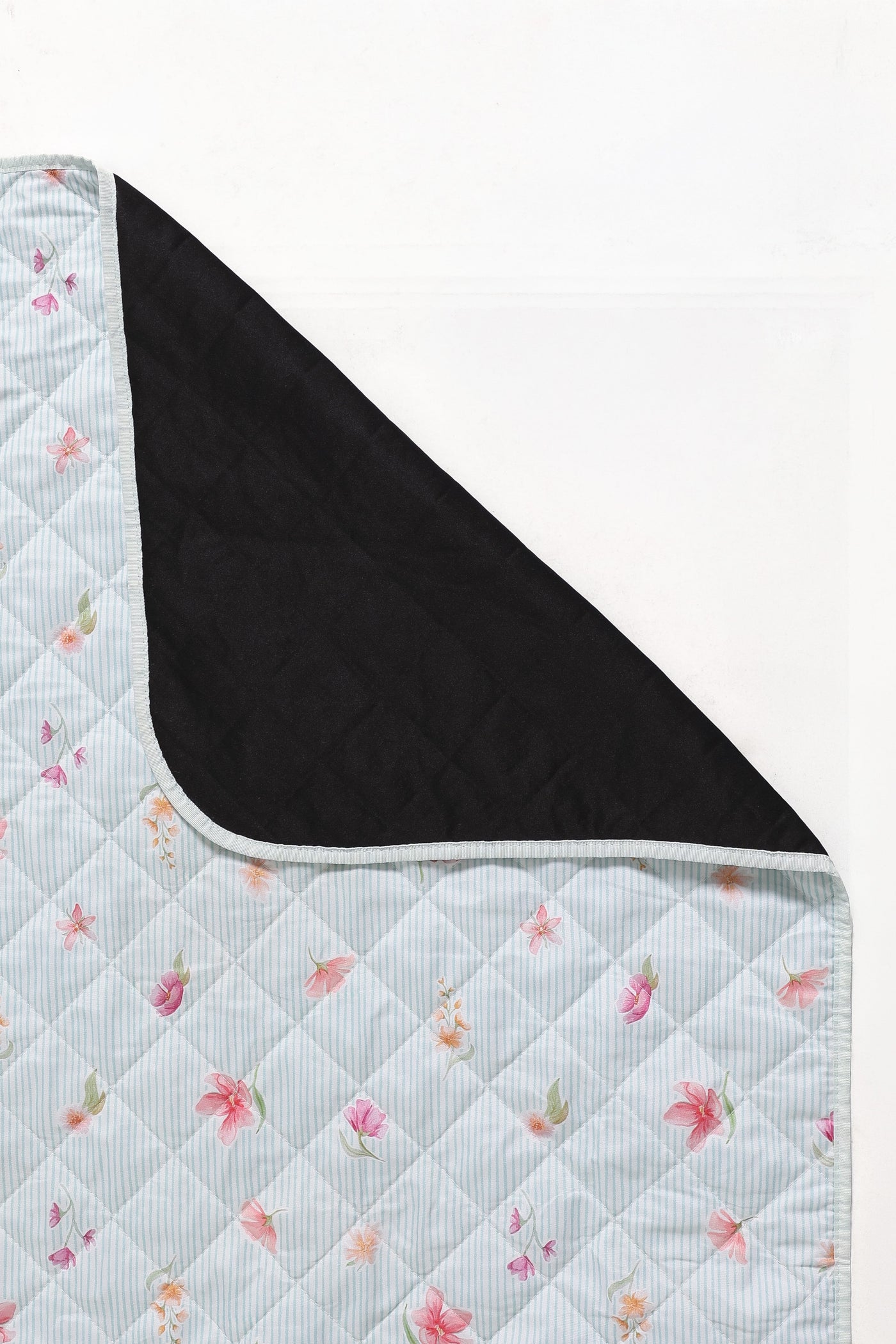 Picnic Rug - Blue Garden Stripe