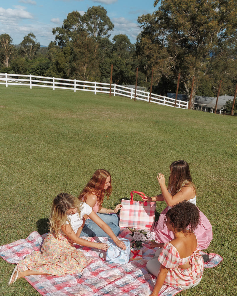 Picnic Rug - Pink Picnic Plaid