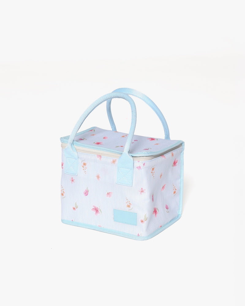 The Graze Lunch Bag - Blue Garden Stripe