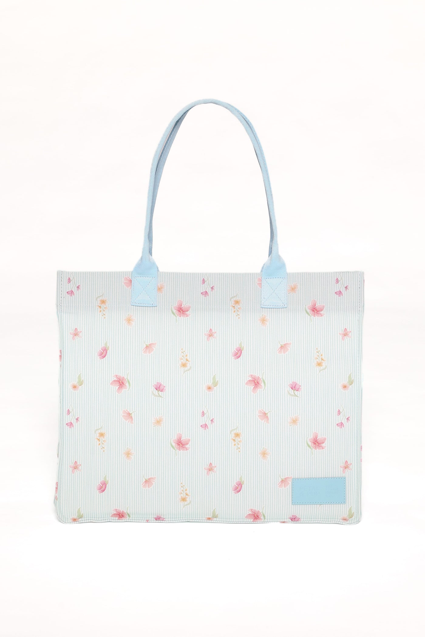 Ultimate Tote Bag - Blue Garden Stripe