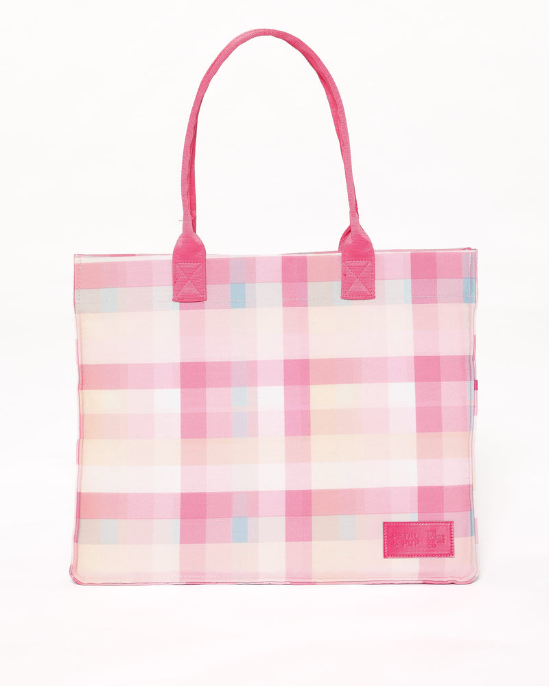 Ultimate Tote Bag - Pink Picnic Plaid