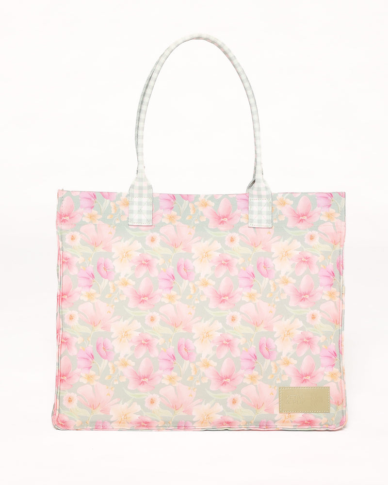 Ultimate Tote Bag - Sage Wildflowers