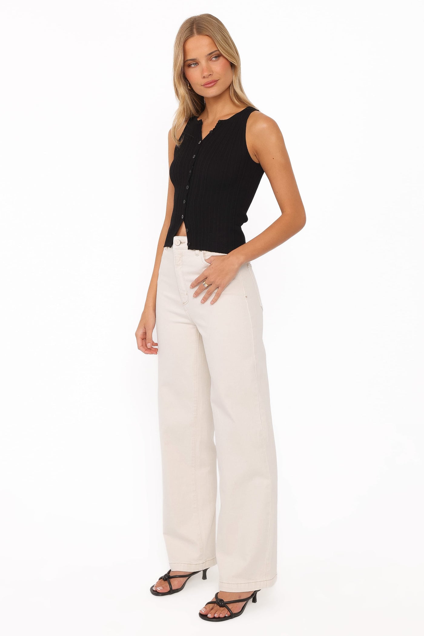 Abrand 94 Wide Leg Jeans - Vanilla