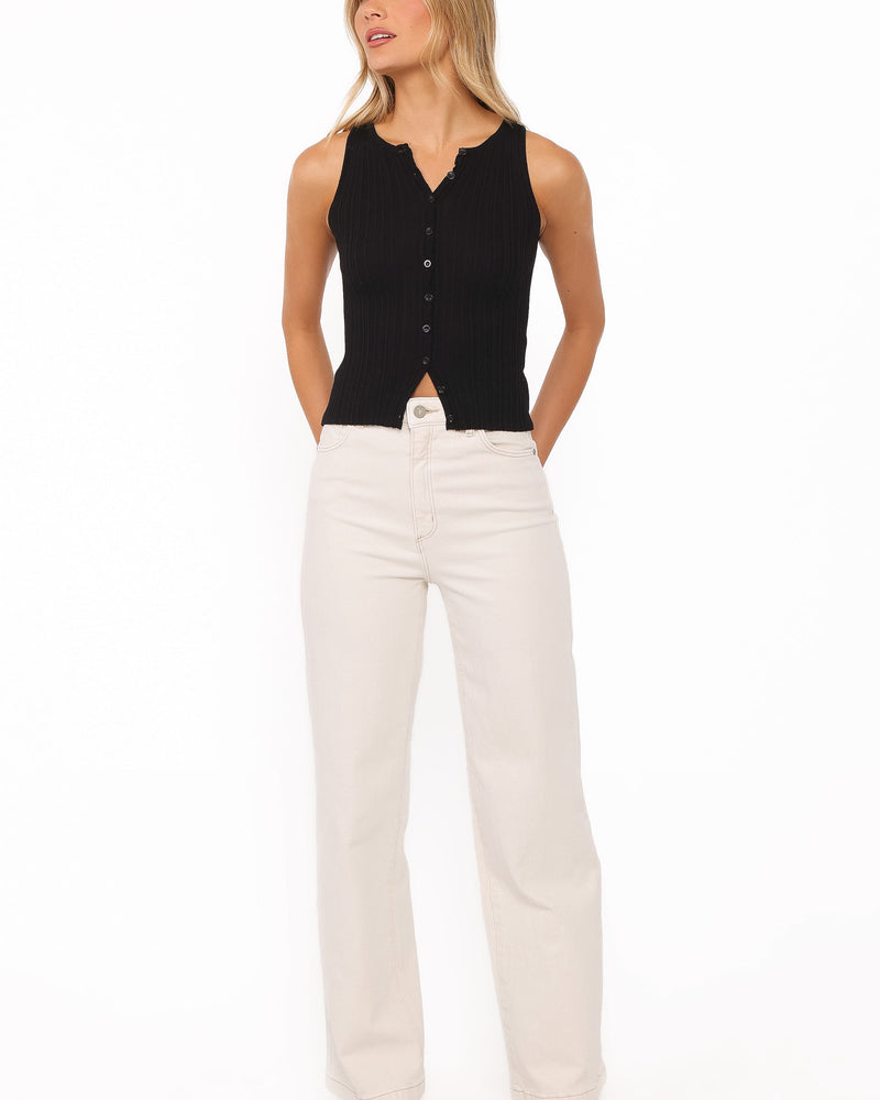 Abrand 94 Wide Leg Jeans - Vanilla