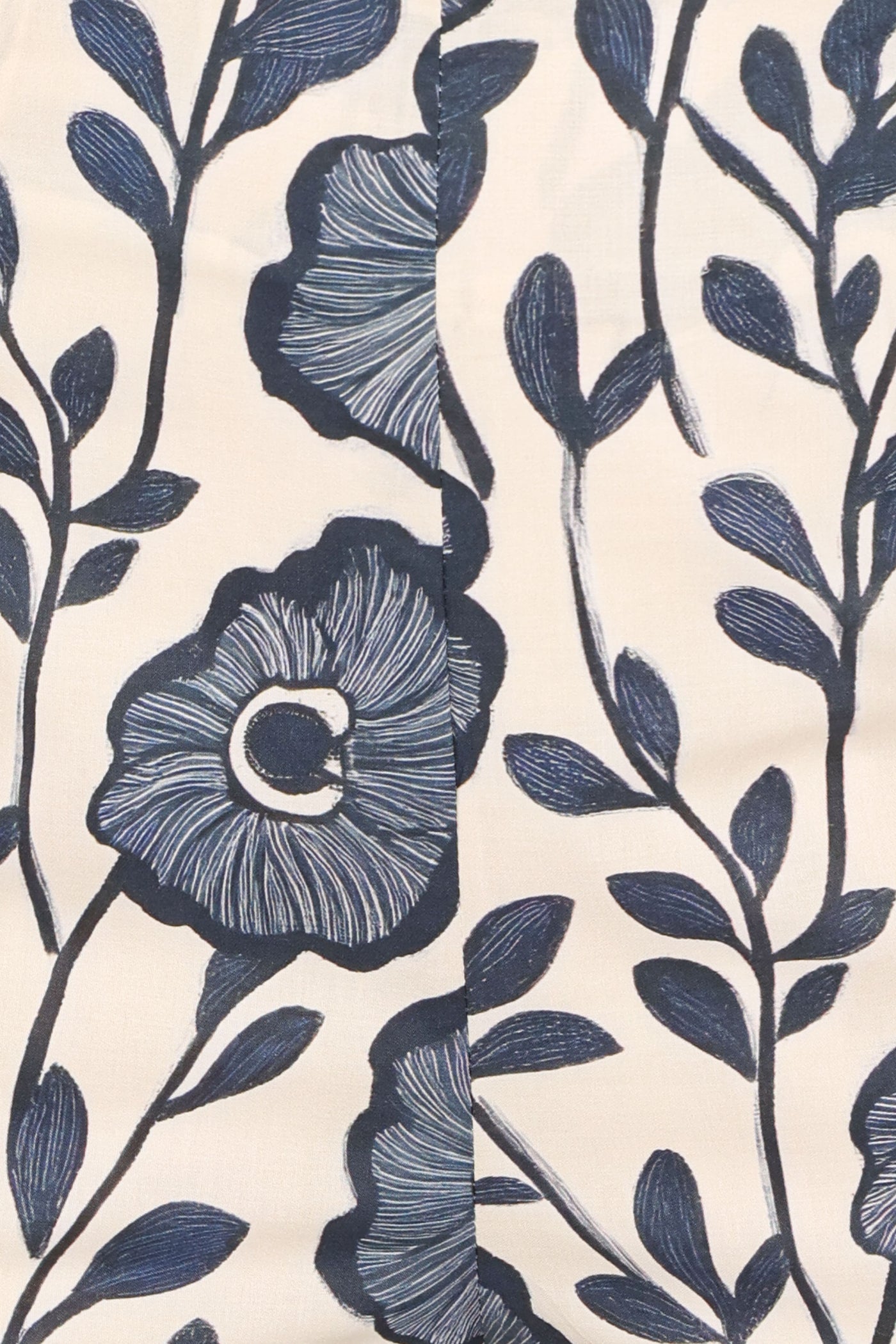 Jensen Scallop Hem Pant - Blue Floral