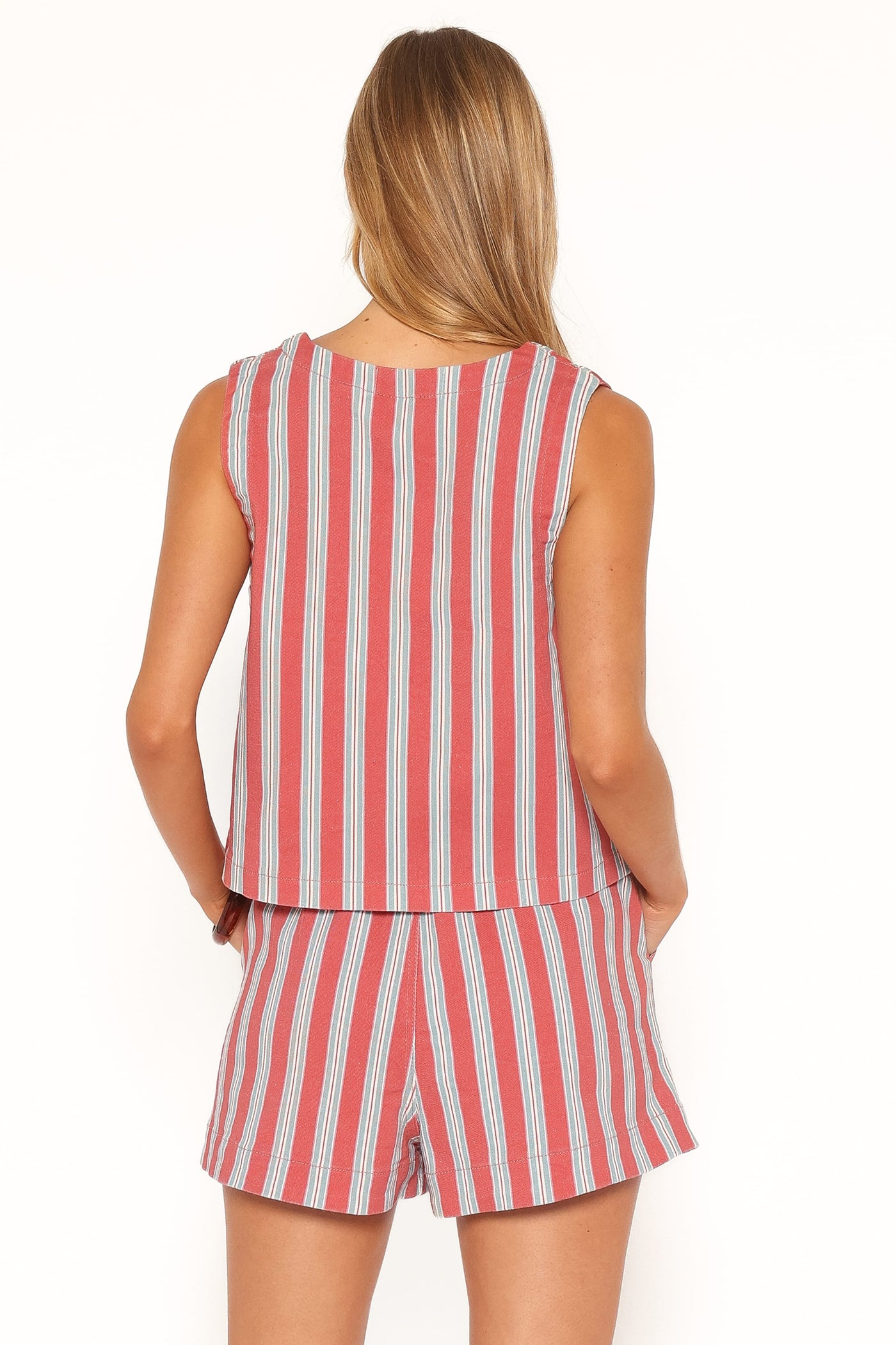 Marinda Short - Red Stripe