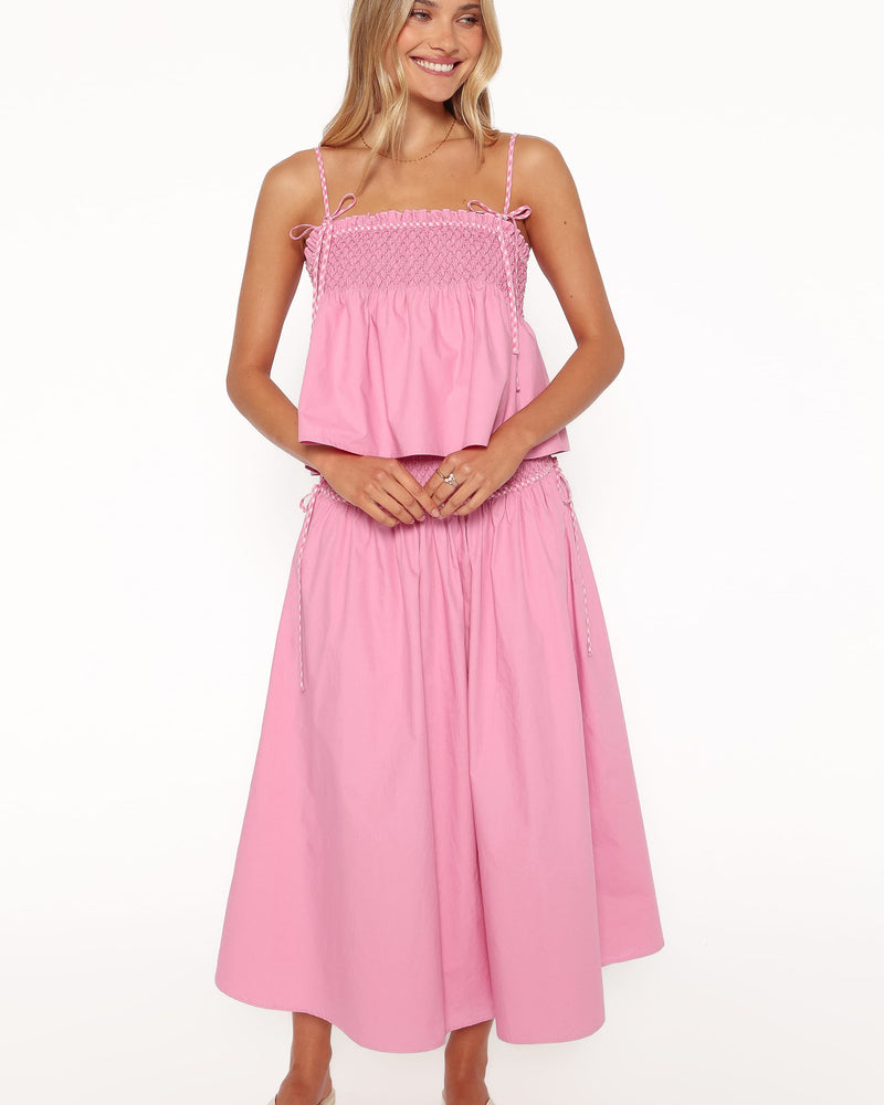 Orielle Maxi Skirt - Pink