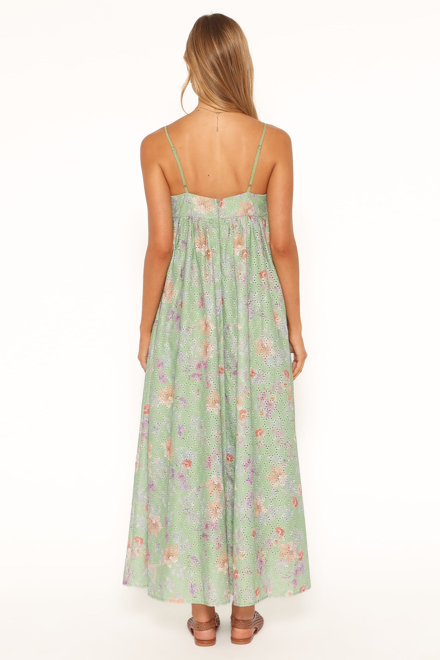 Alyah Maxi Dress - Green Floral