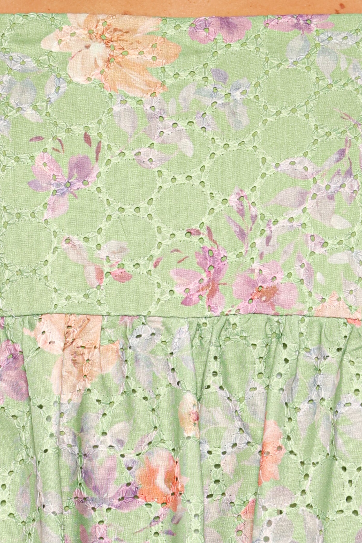 Alyah Maxi Dress - Green Floral