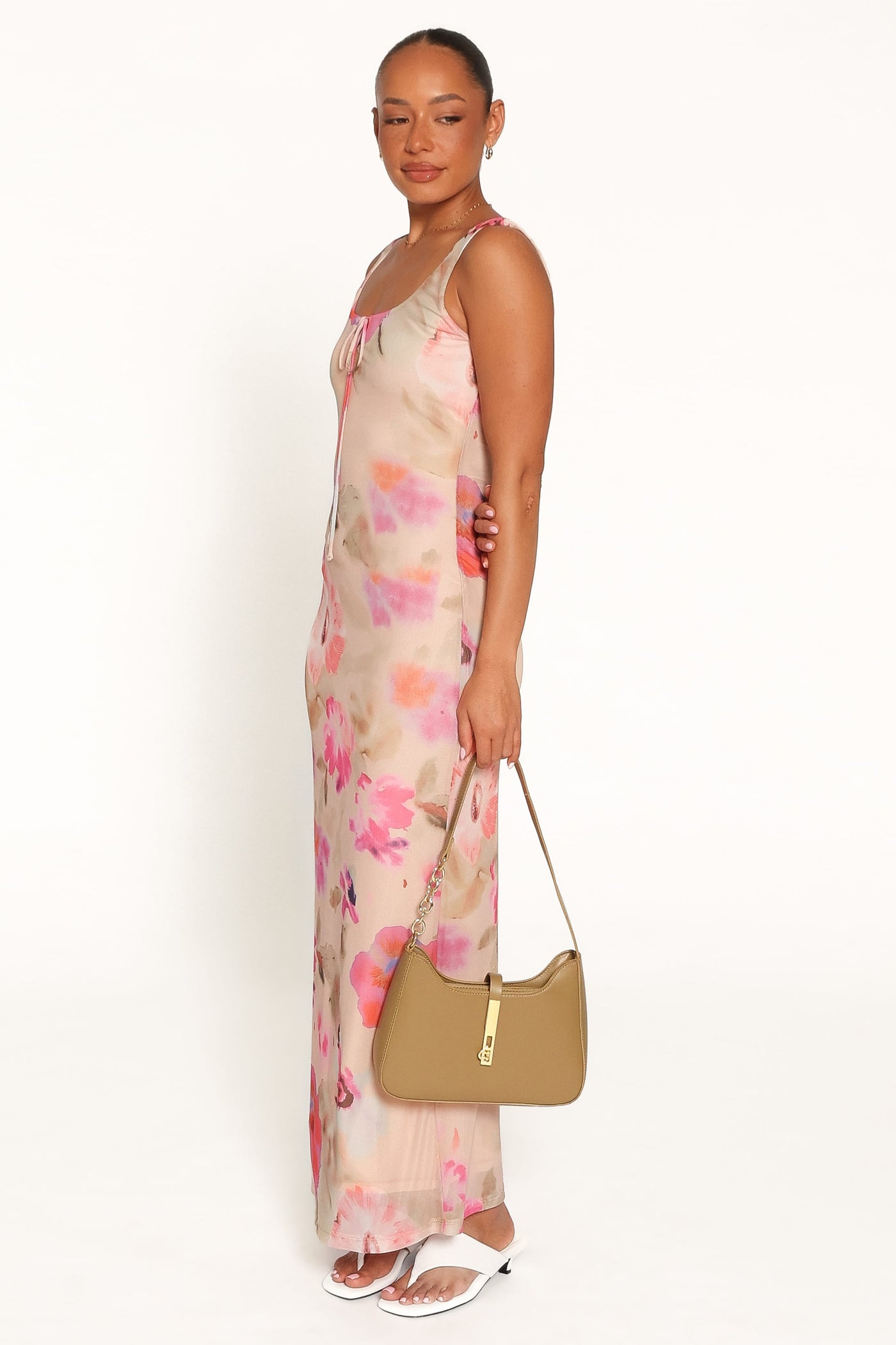 Avina Maxi Dress - Pink Floral