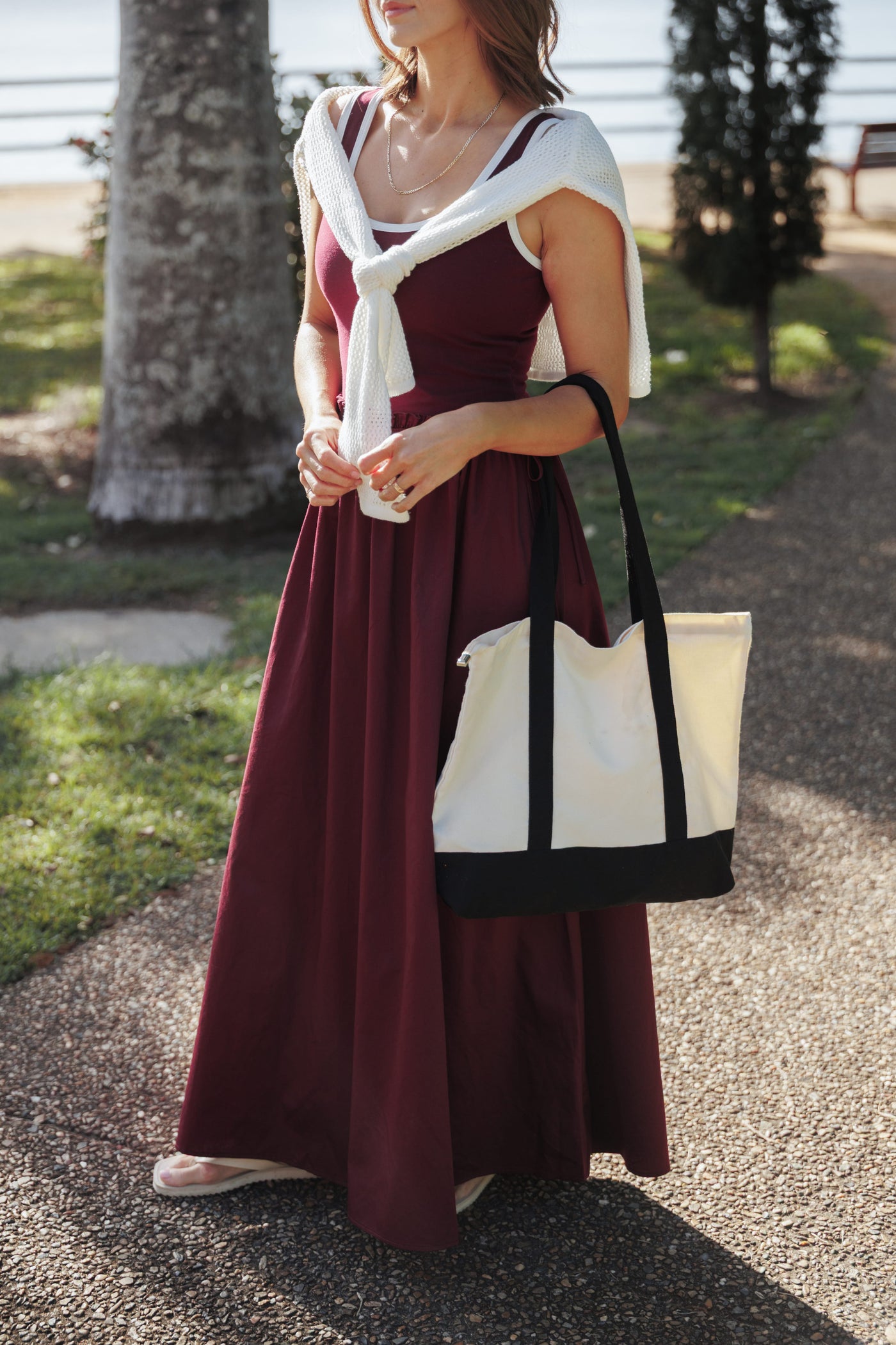 Finesse Maxi Dress - Burgundy