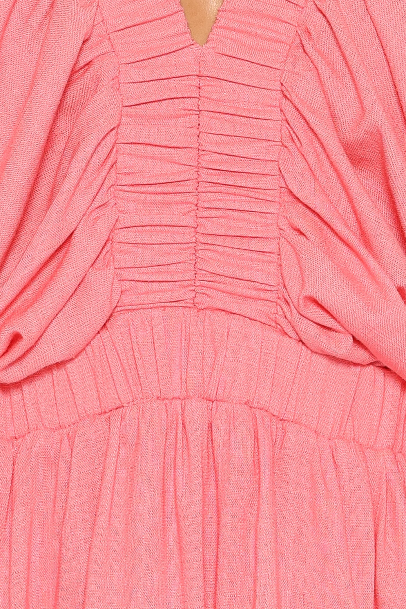 Gianna Puff Sleeve Maxi Dress - Pink
