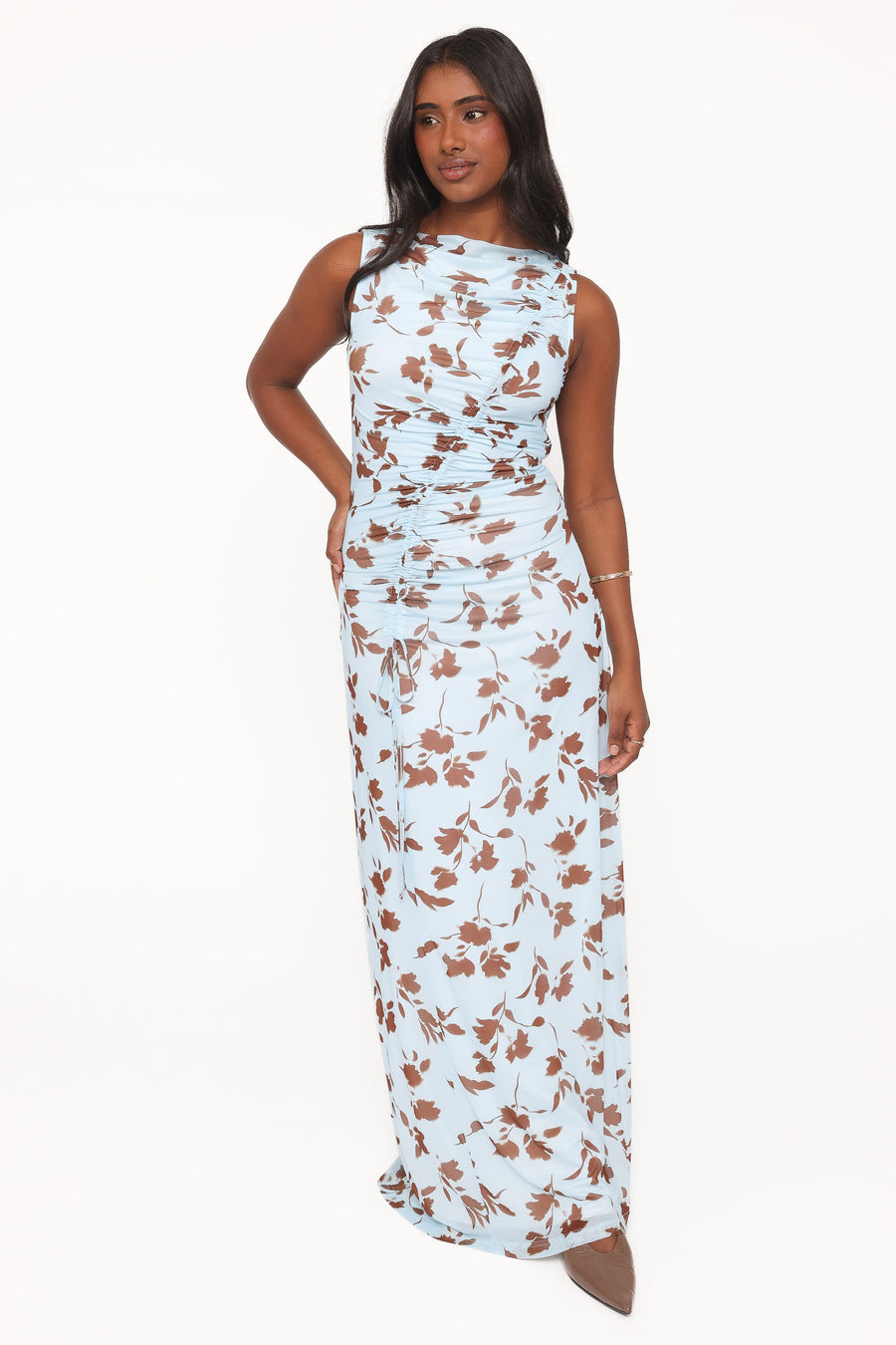 Gracelyn Maxi Dress - Blue Floral