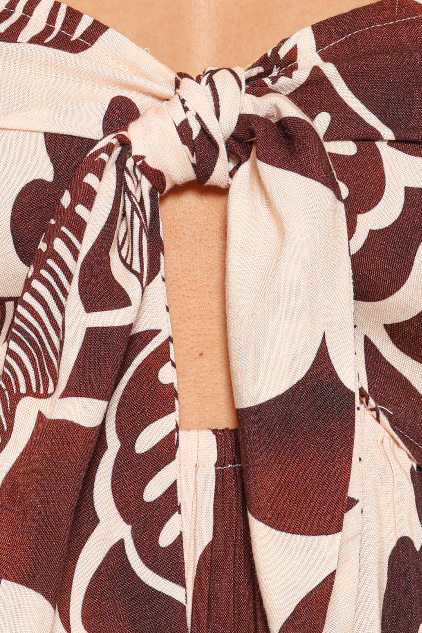 Kepner Maxi Dress - Brown Floral