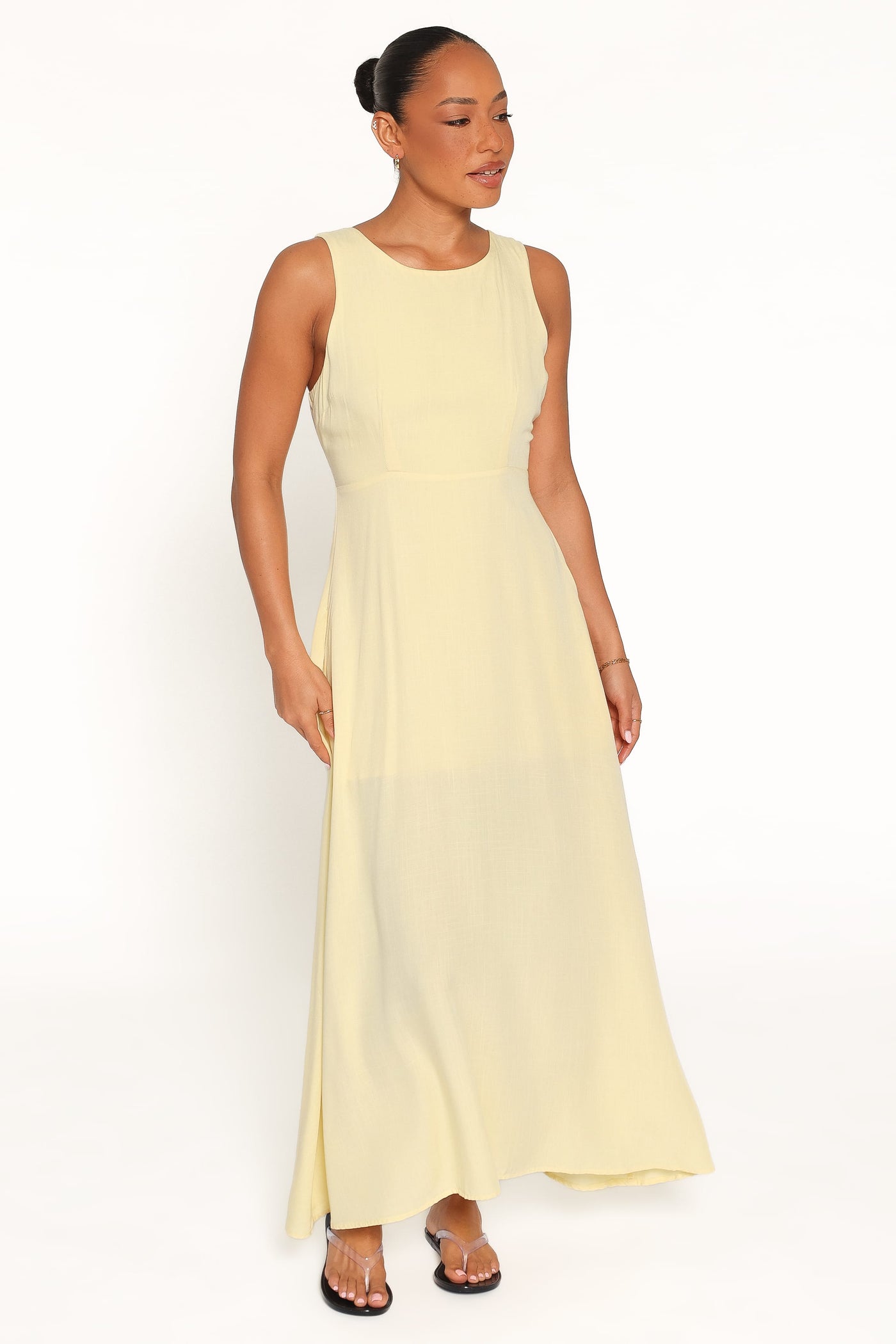 Kerrin Midi Dress - Butter Yellow