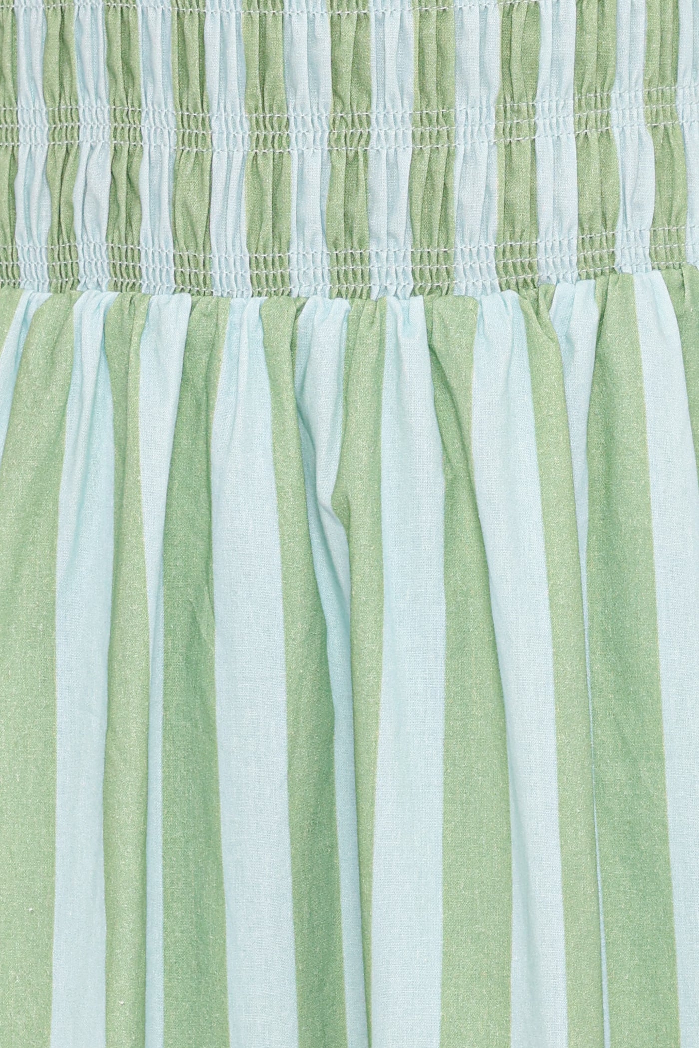 Maleny Maxi Dress - Blue/Green Stripe
