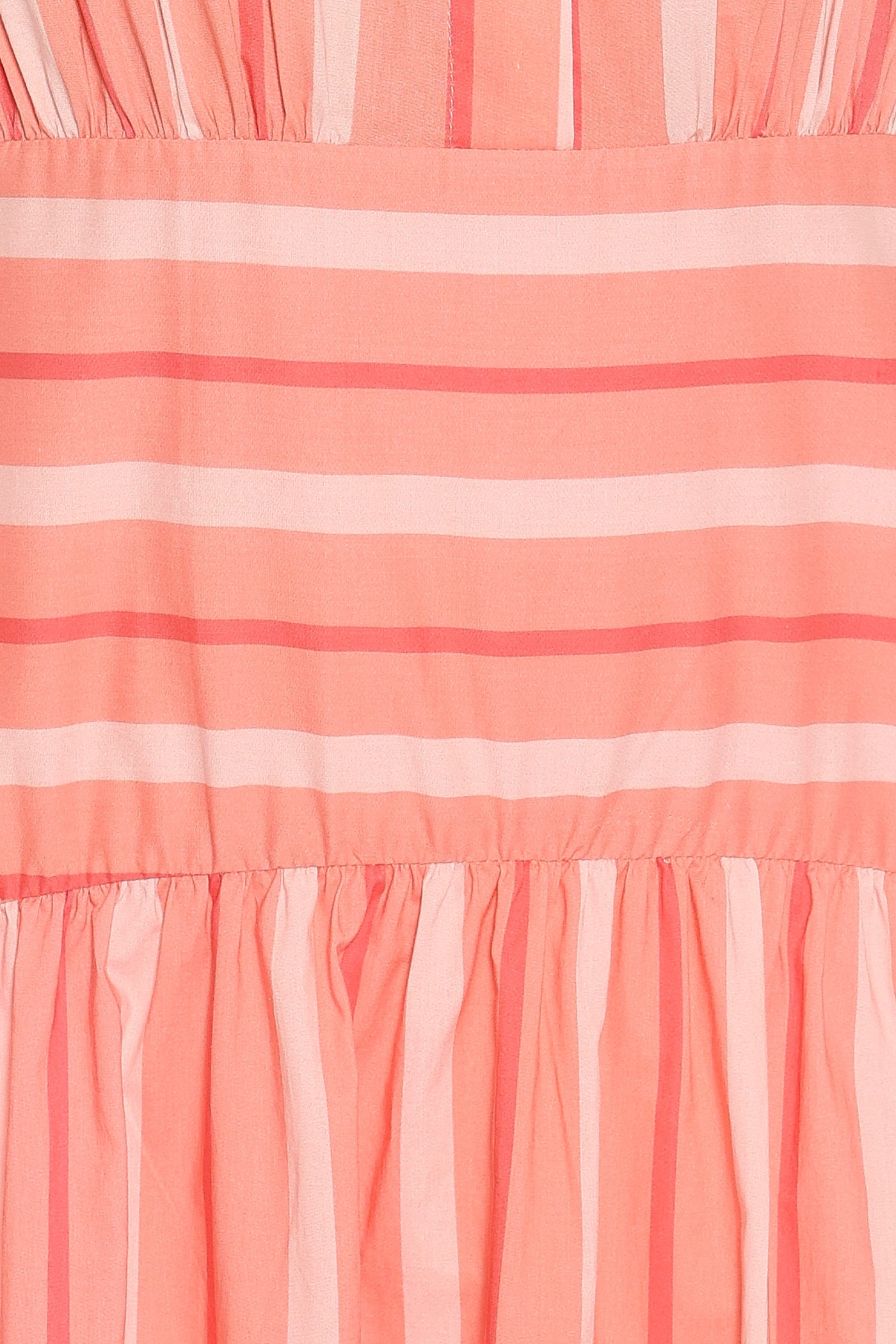 Myranda Midi Dress - Pink Stripe