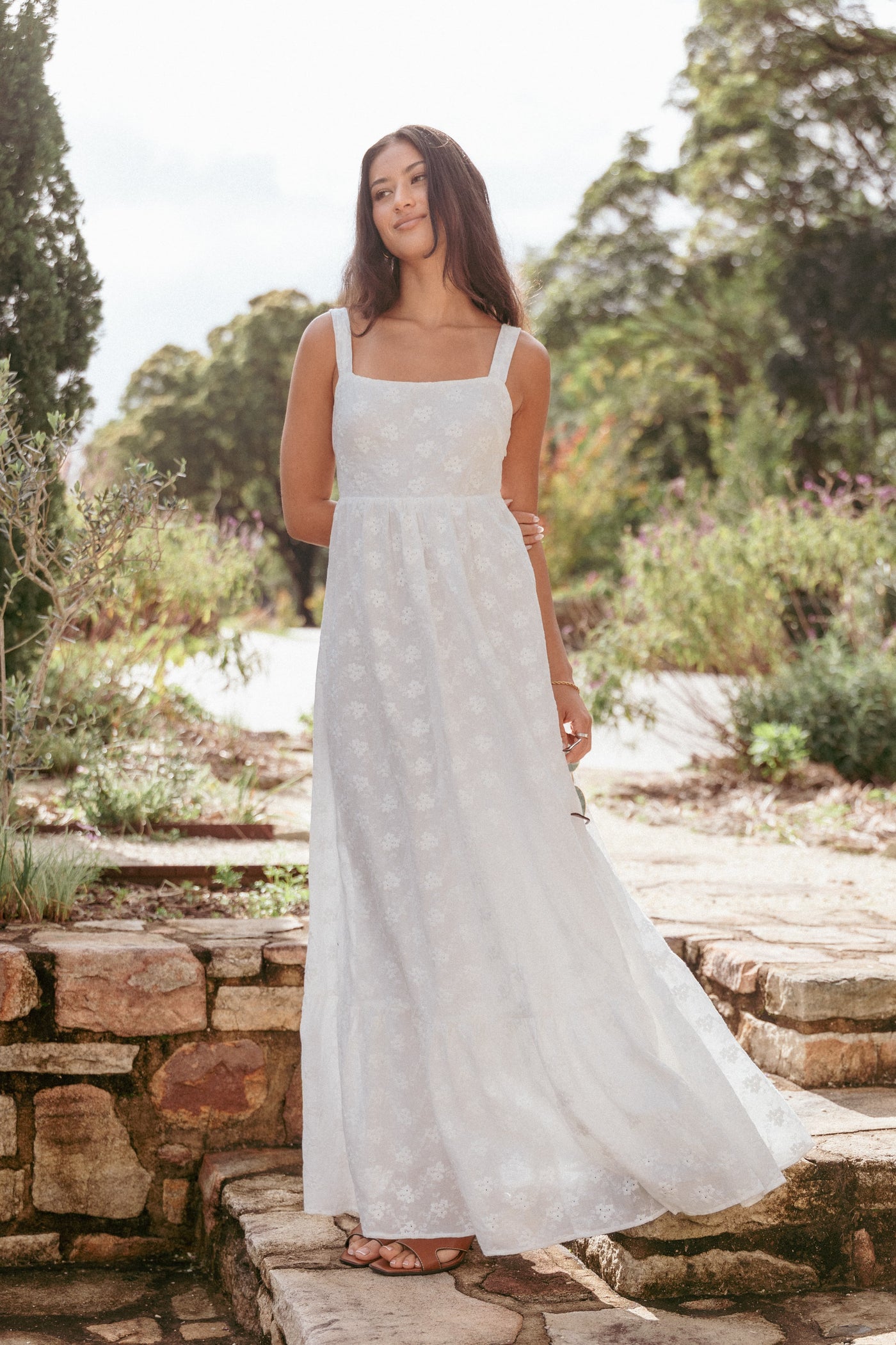 Reid Maxi Dress - White