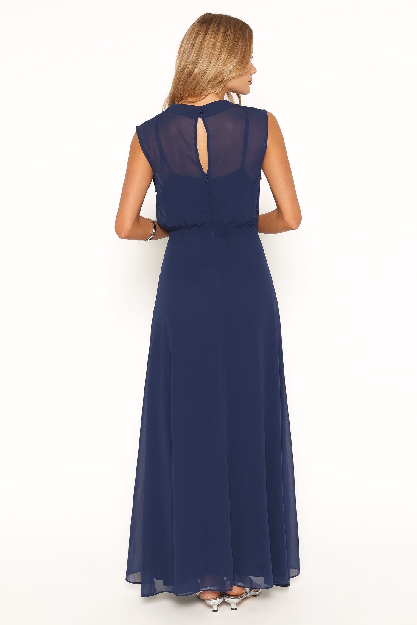 Sakura Midi Dress - Navy