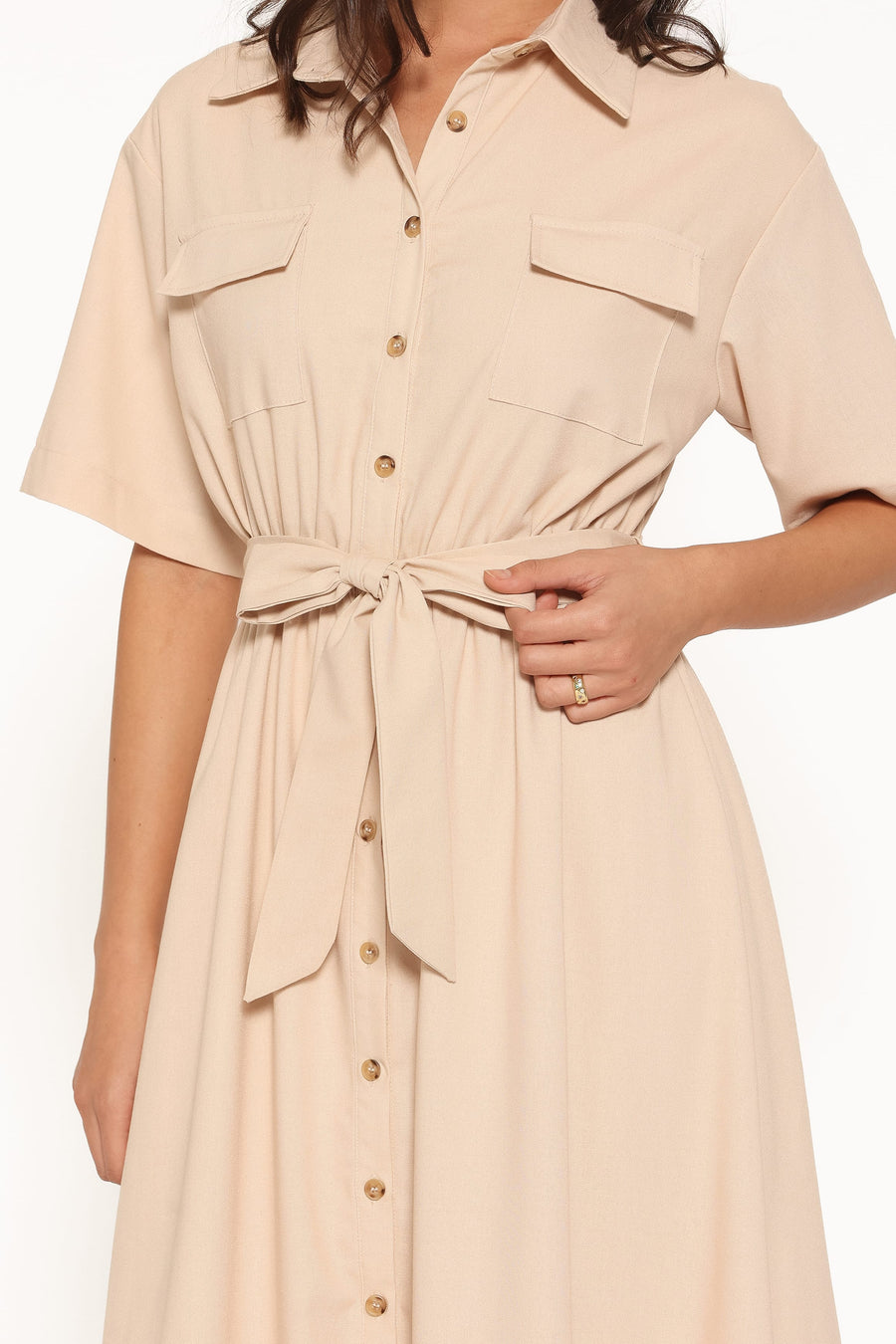 Shayna Maxi Dress - Beige
