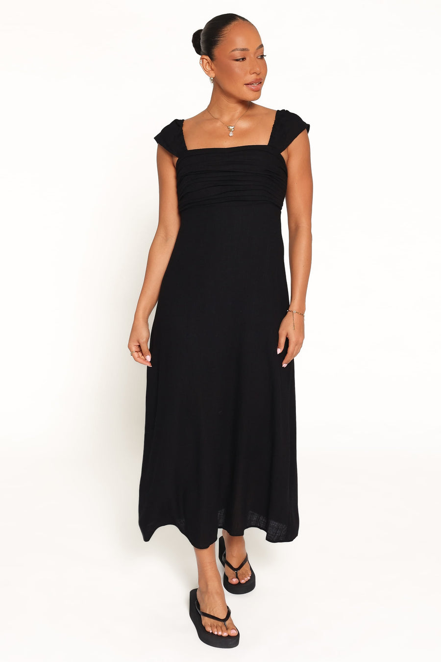 Sirene Midi Dress - Black