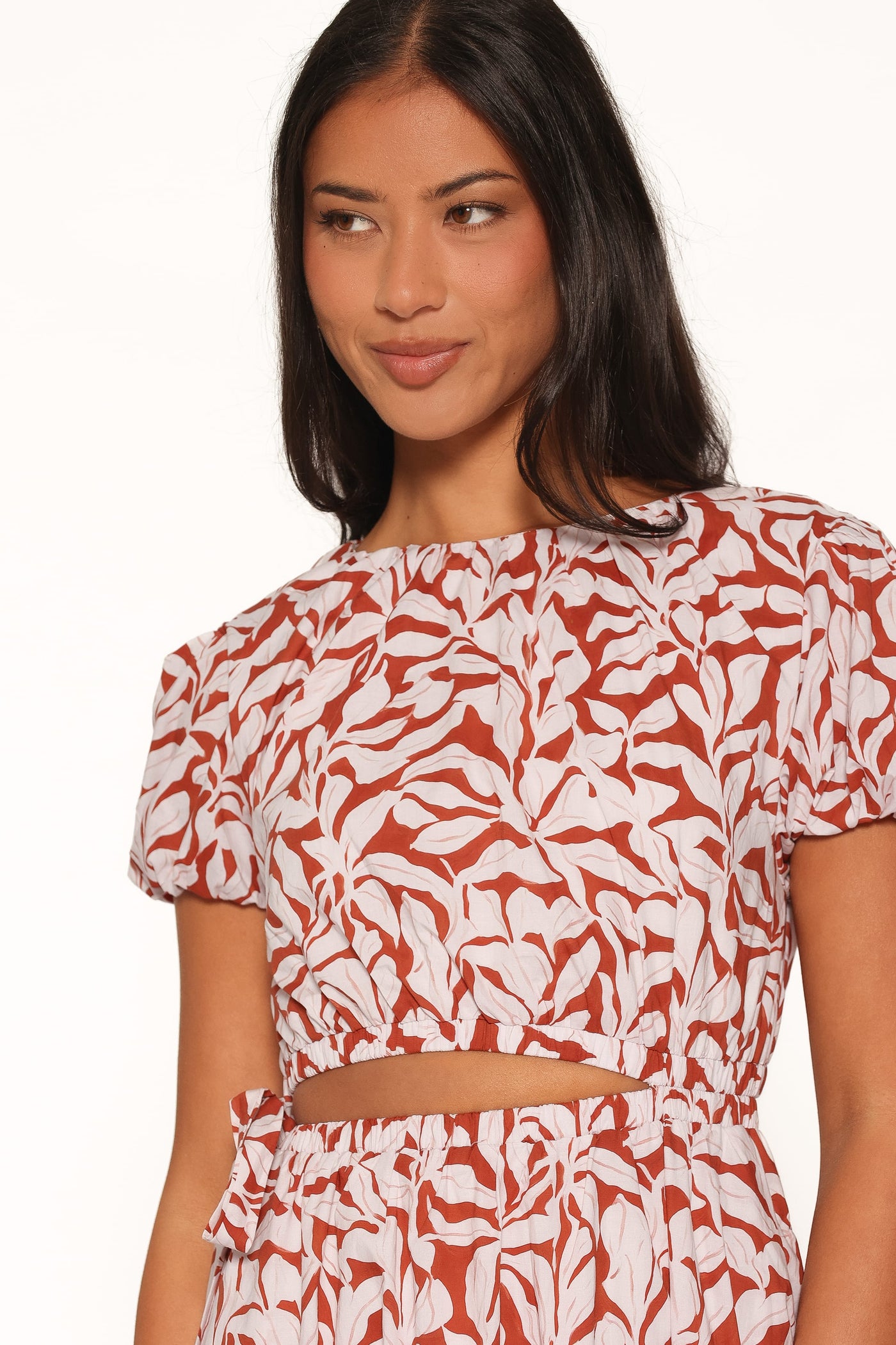 Toria Maxi Dress - Red Floral