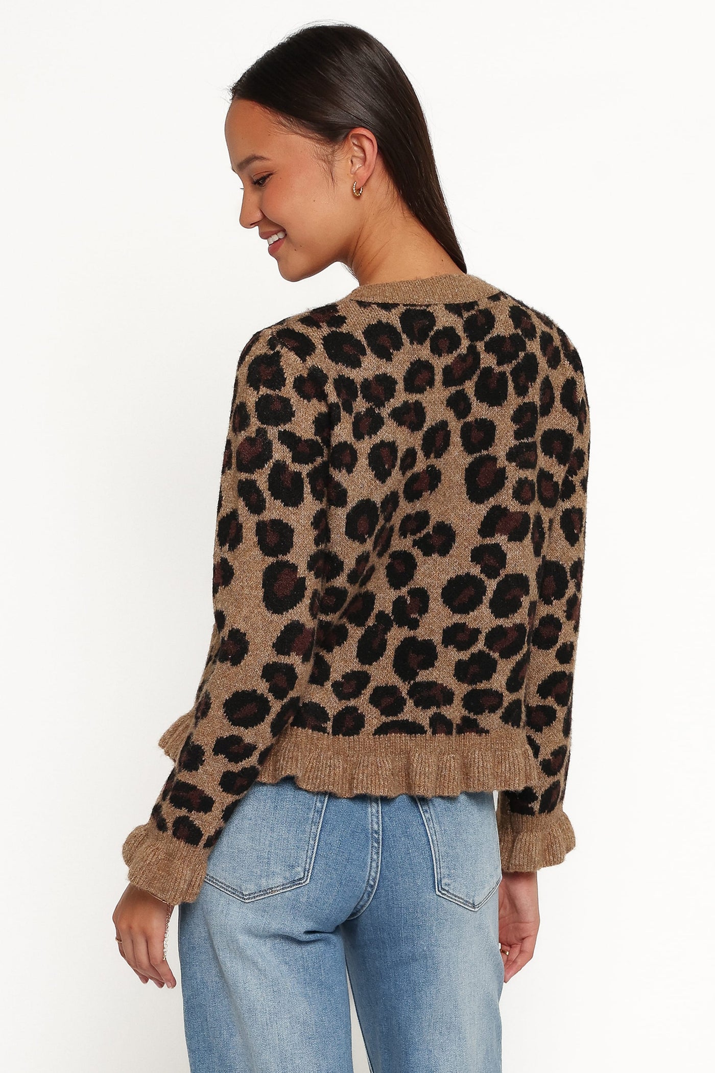 Asha Cardigan - Brown Leopard