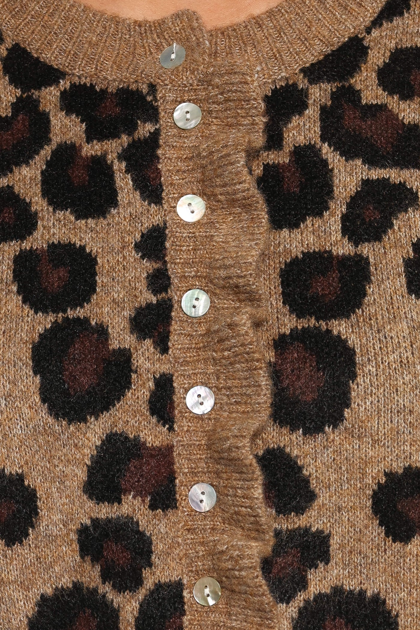 Asha Cardigan - Brown Leopard