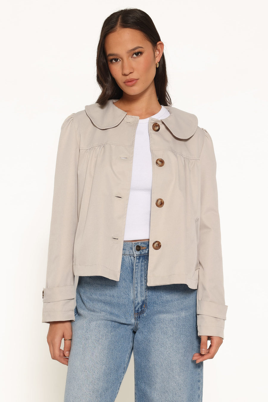 Tallara Trench Jacket - Beige