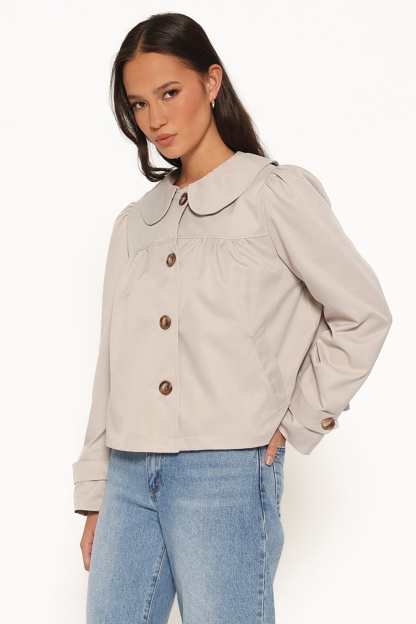 Tallara Trench Jacket - Beige
