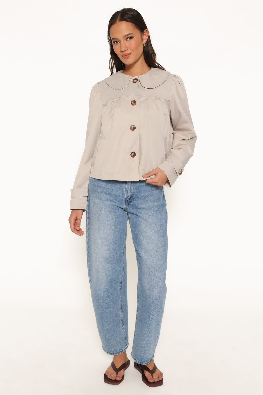 Tallara Trench Jacket - Beige