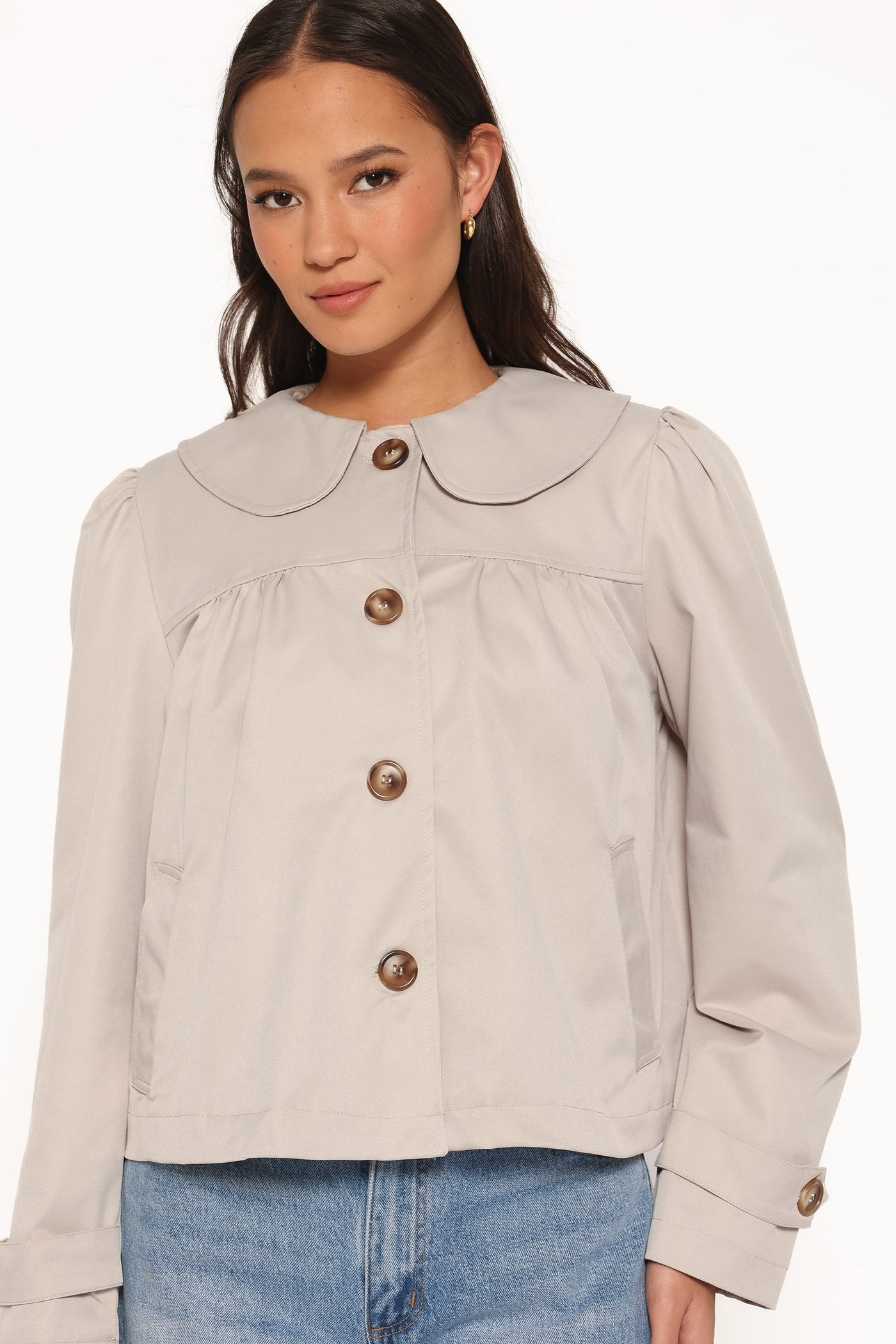 Tallara Trench Jacket - Beige