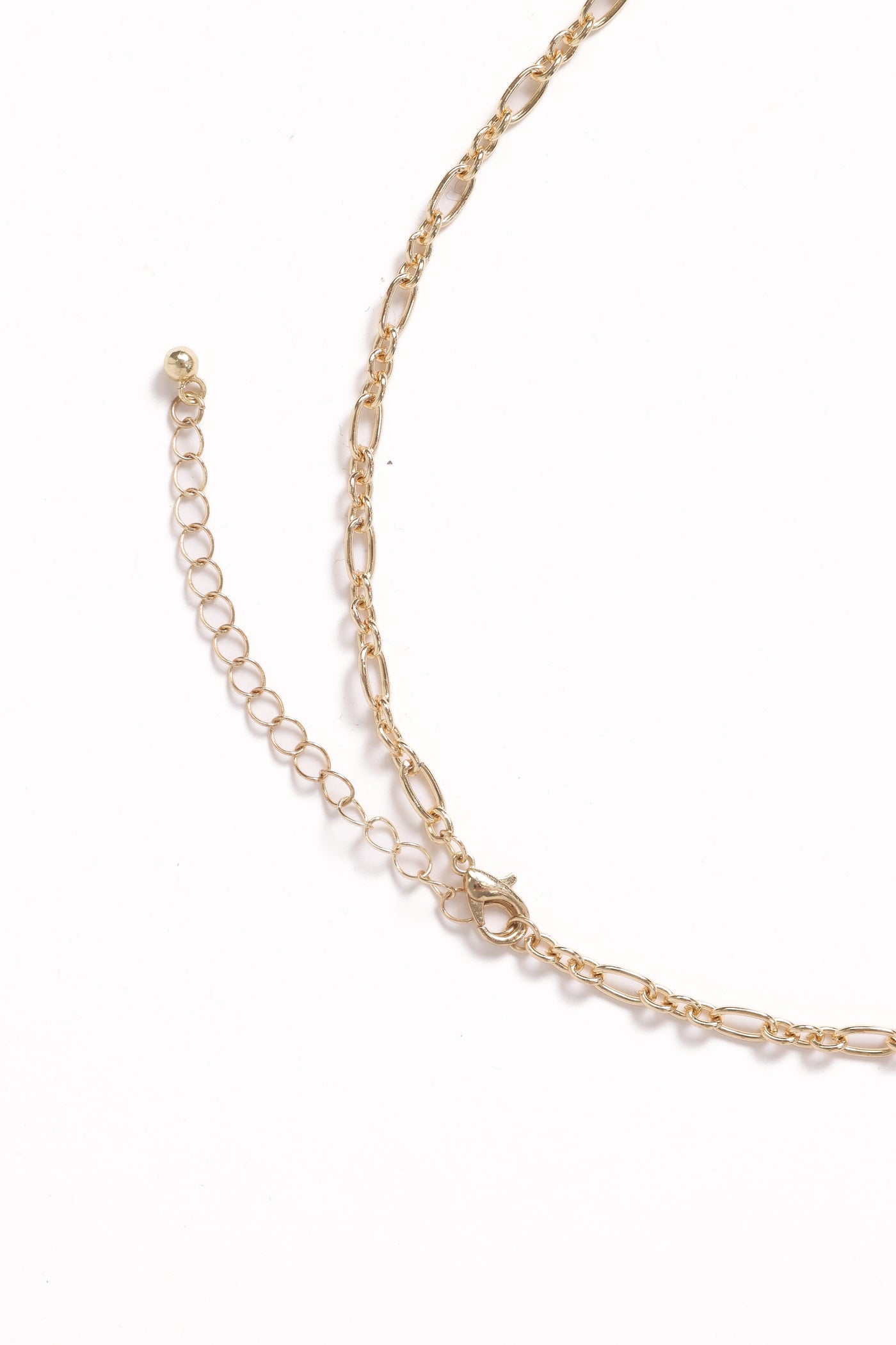Alyssa Charm Necklace - Gold/Red