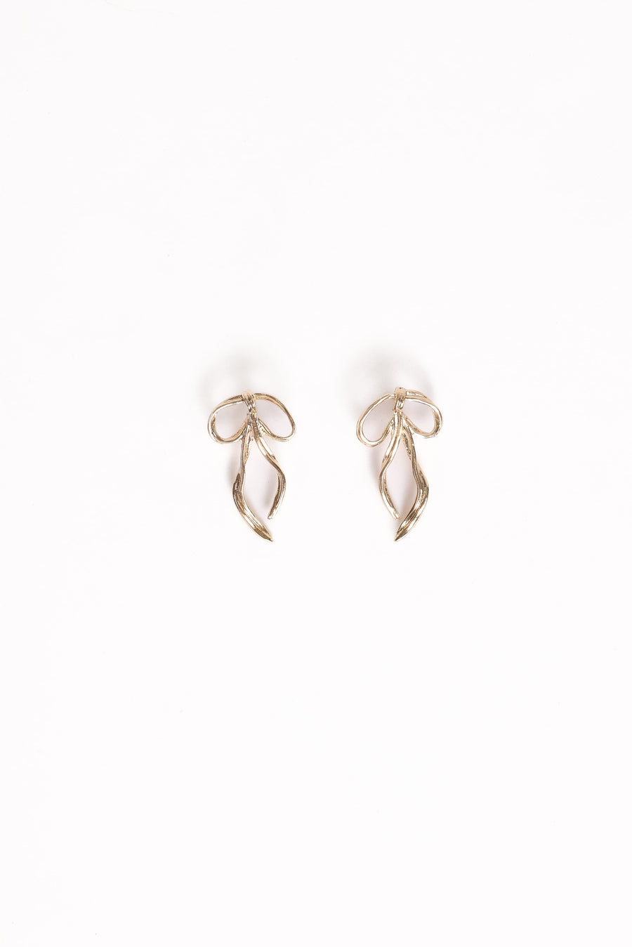 Avery Bow Earrings - Gold