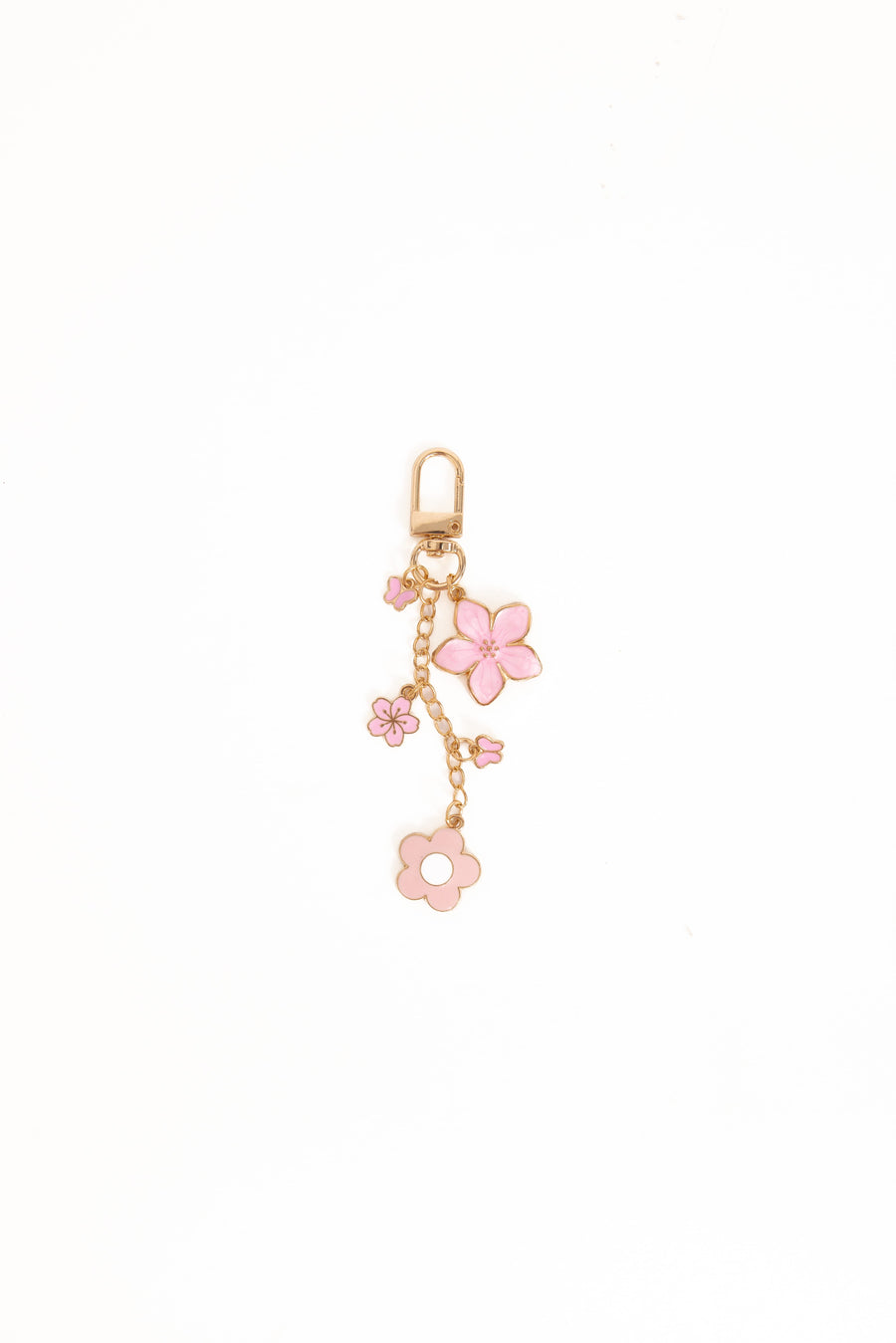 Claudia Flower Key Chain - Pink