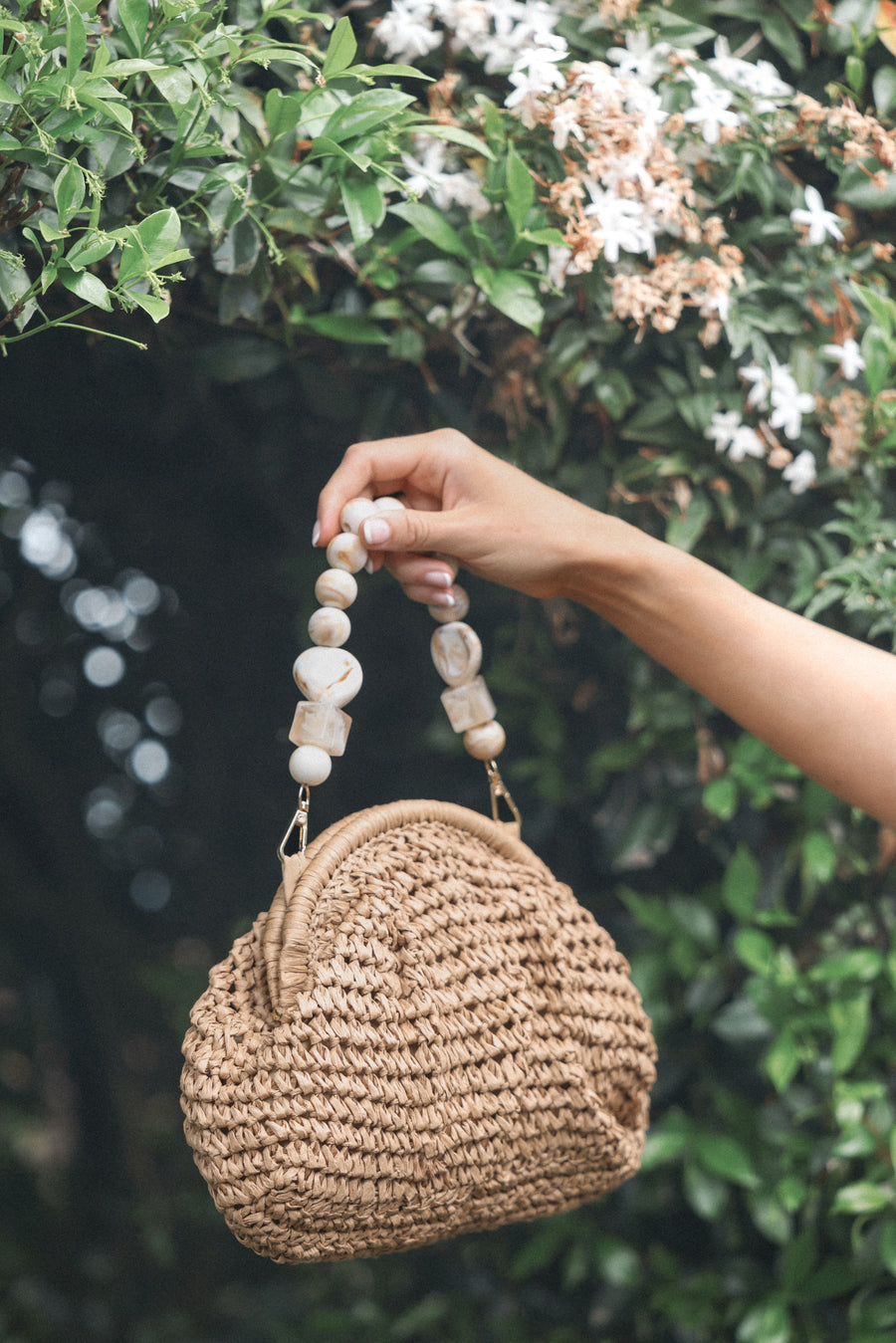 Elora Woven Bag - Tan