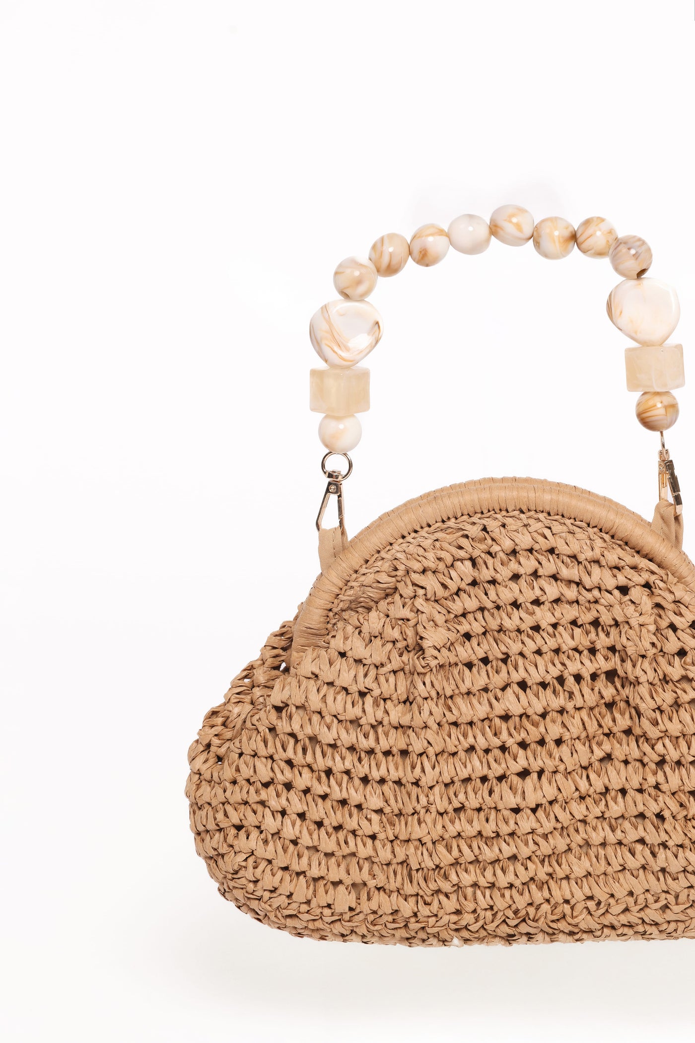 Elora Woven Bag - Tan