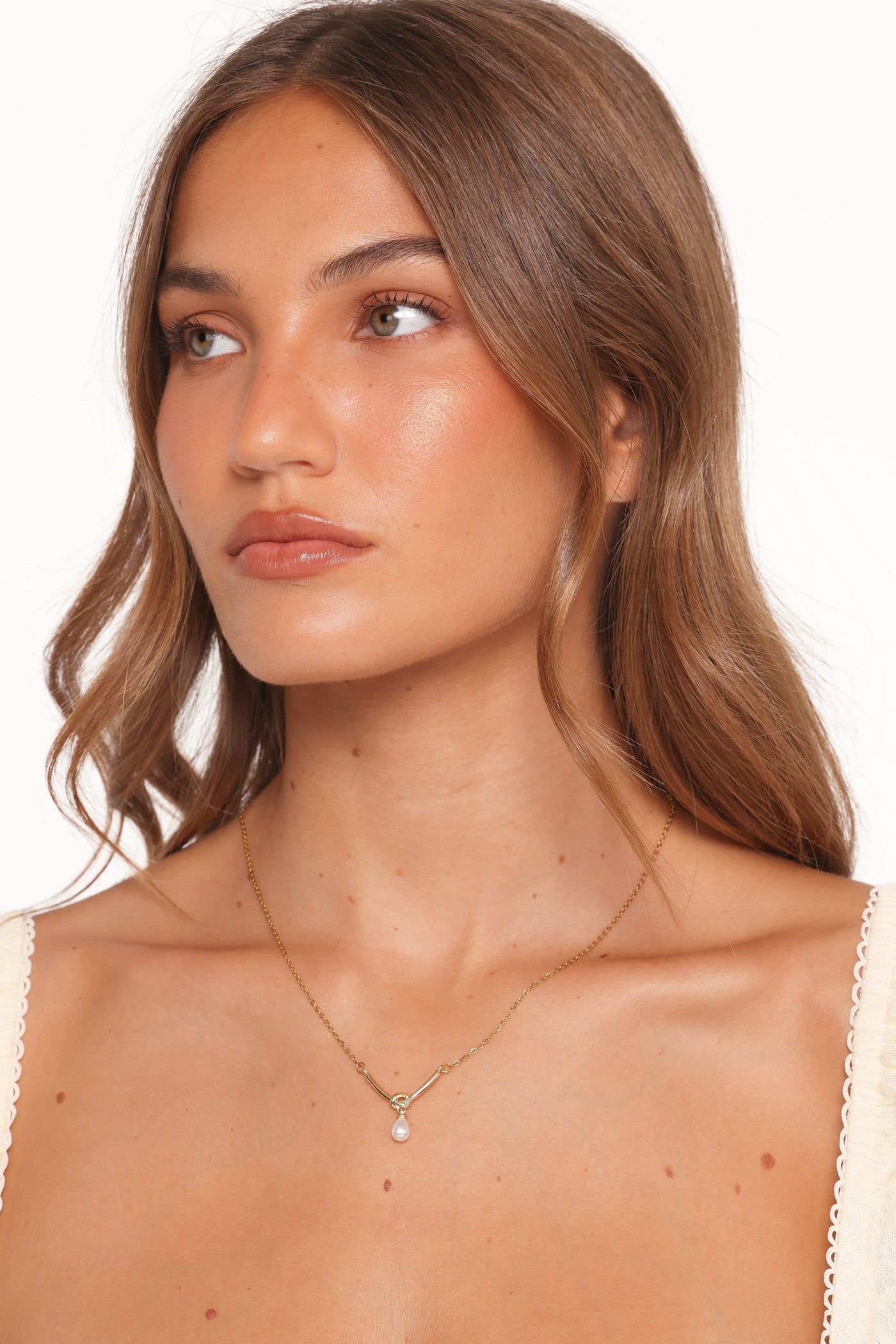 Nusa Necklace - Gold/Pearl