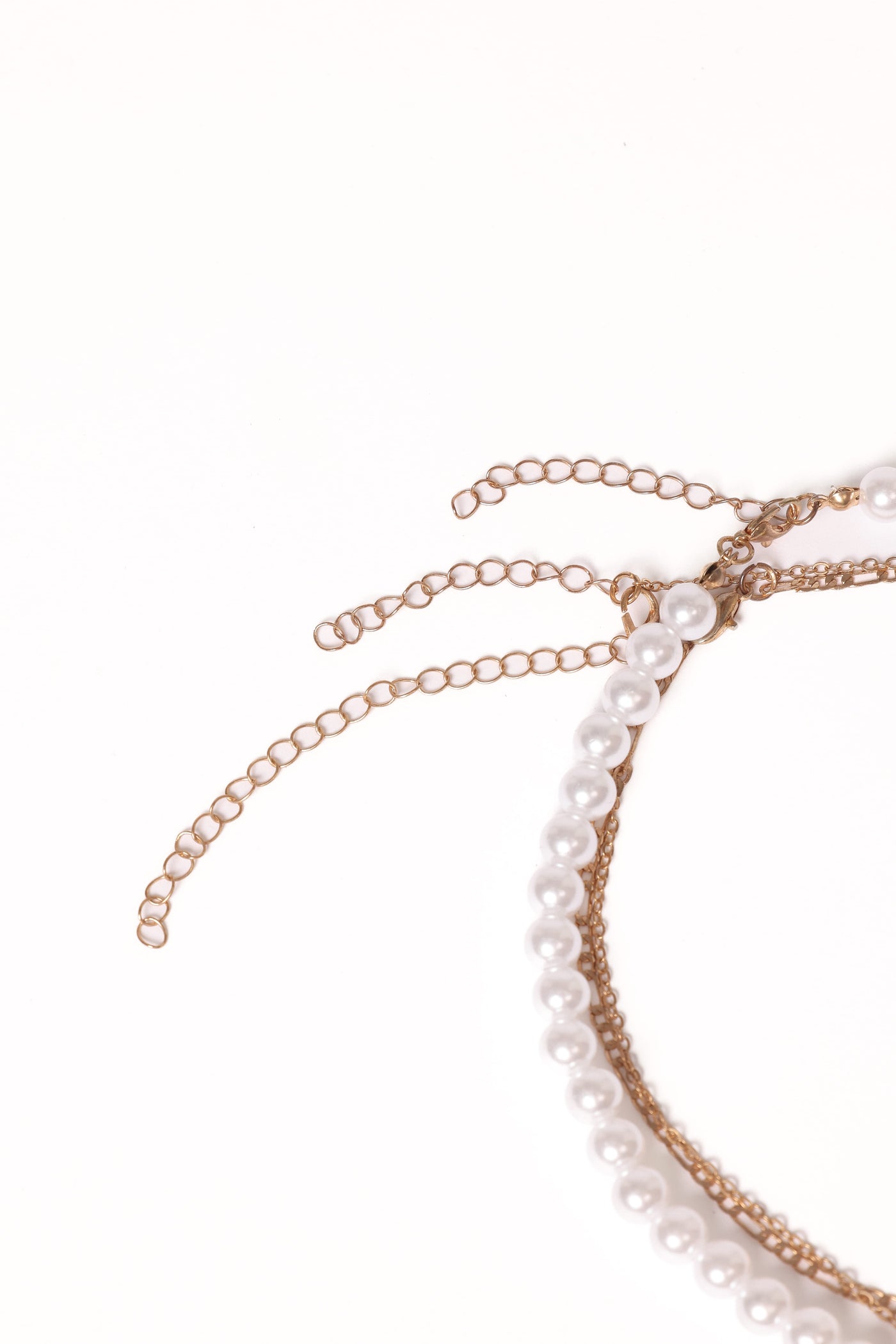 Riviera Necklace - Gold/Pearl