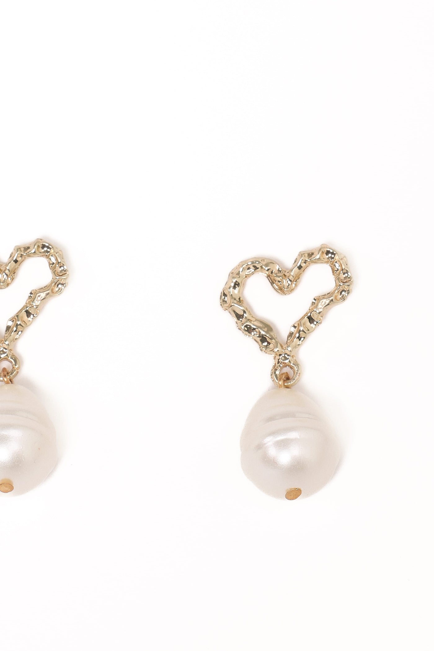 Solana Earrings - Gold Pearl