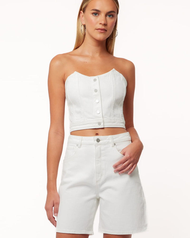 Abrand Carrie Shorts - White Light