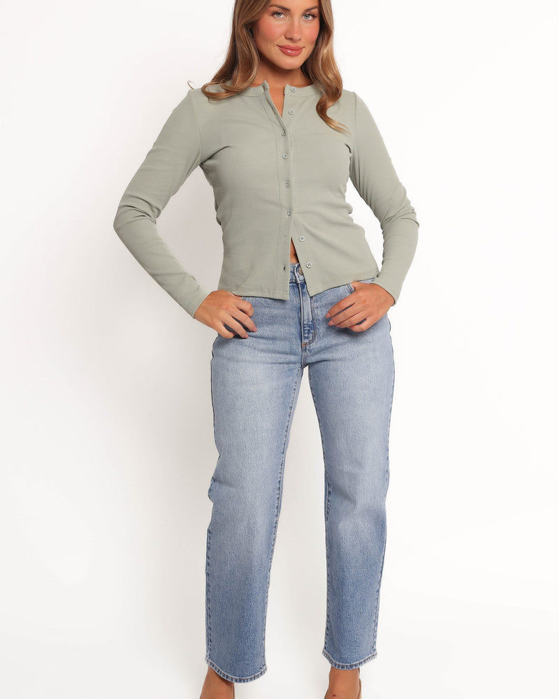 Abrand Mid Straight Jeans - Felicia