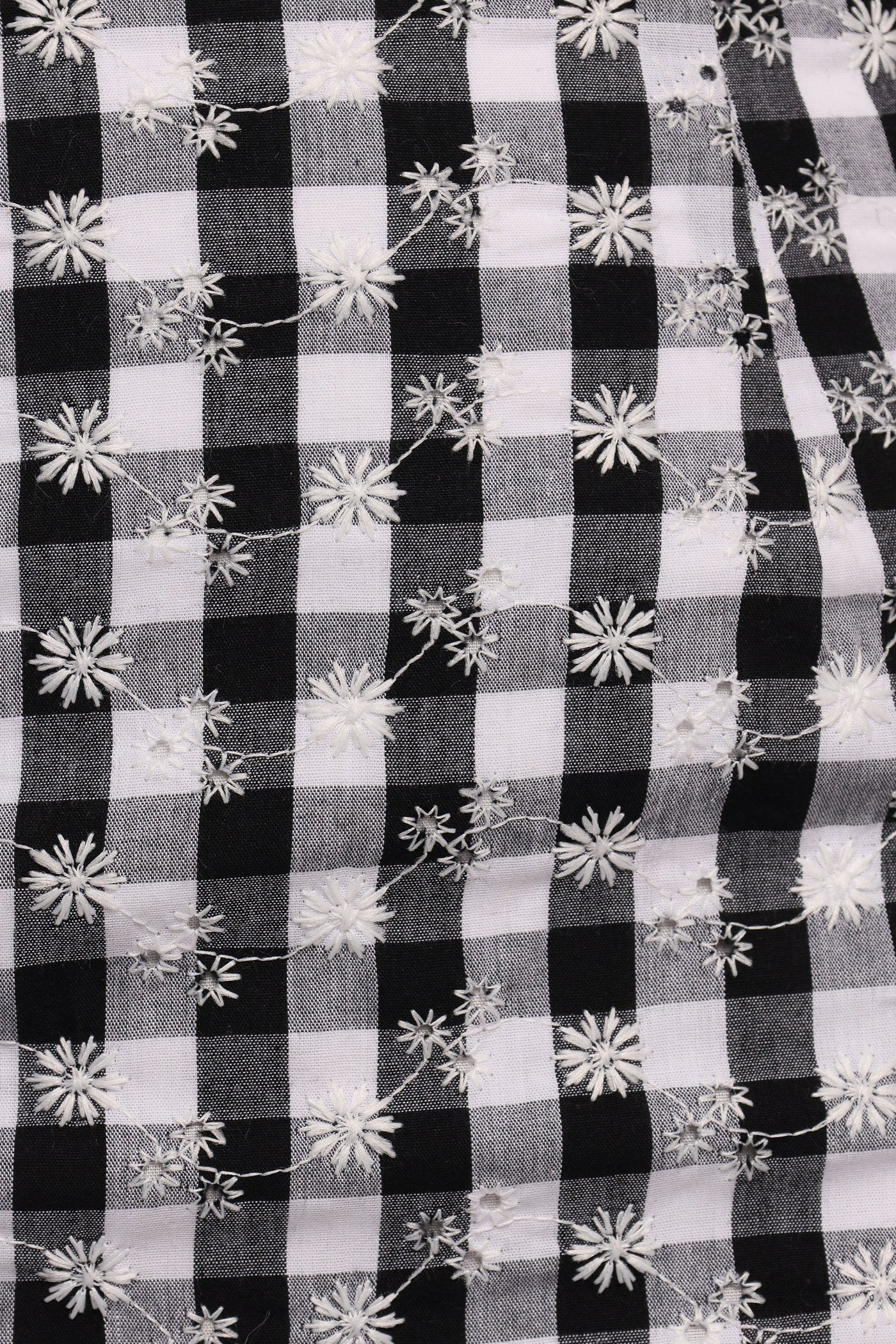 Clement Mini Skirt - Black White Gingham