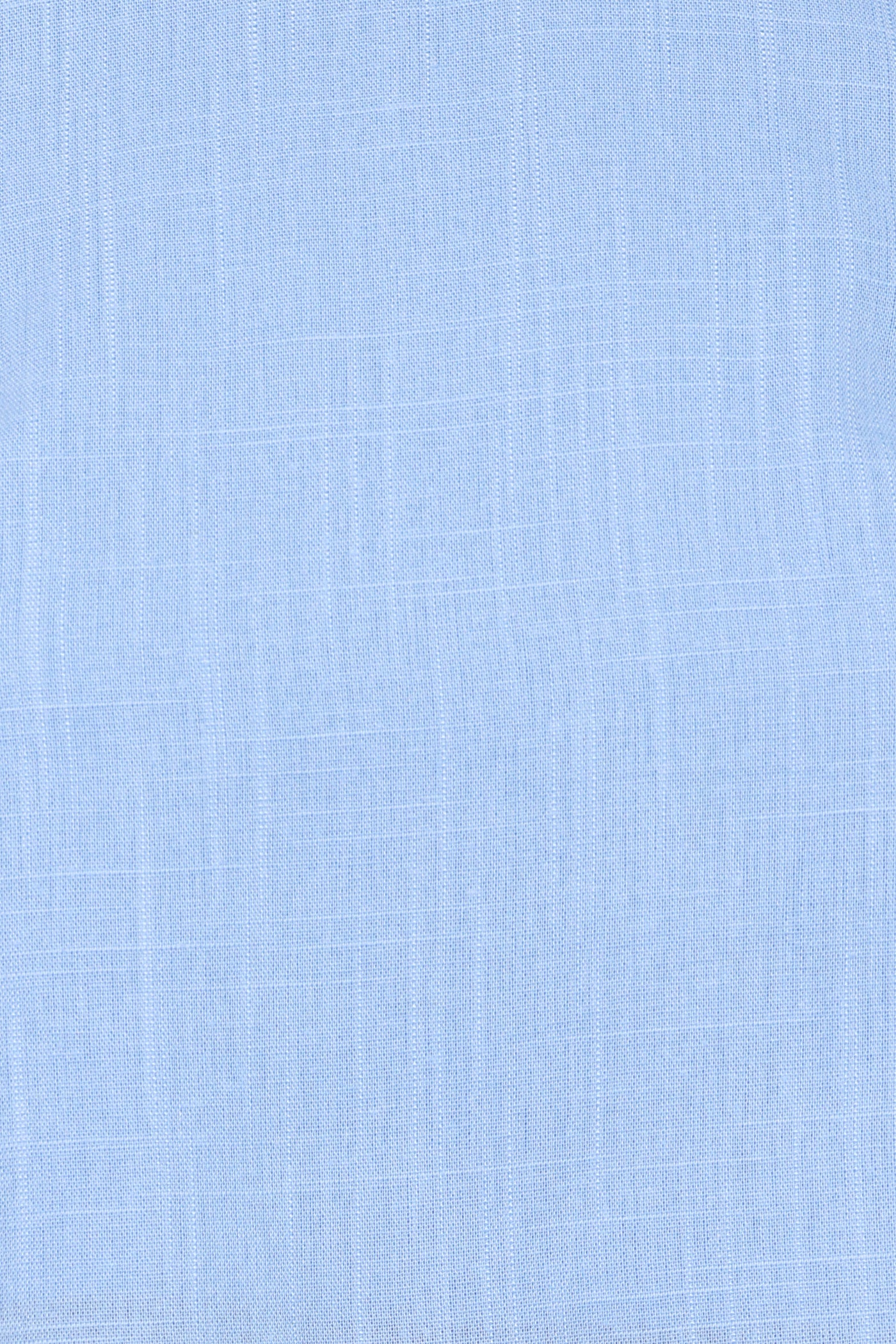 Madison Linen Column Skirt - Blue