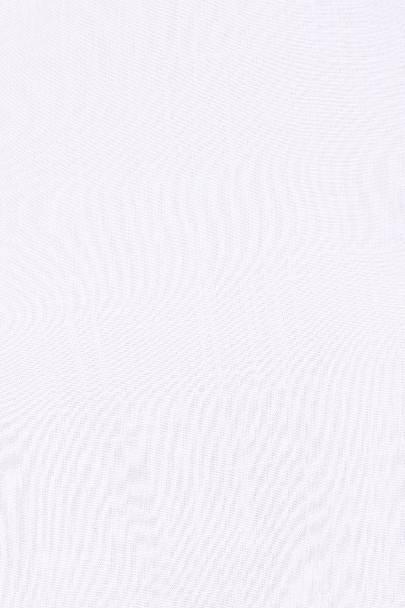 Madison Linen Column Skirt - White